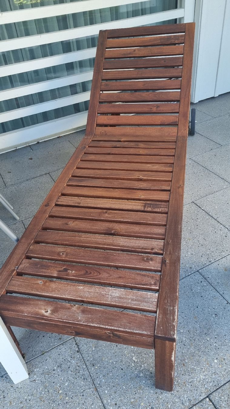 Ikea Liegen & Liegestühle: Sonnenliege Echtholz inklusive Auflage IKEA – Gebraucht aus Watt von fra_tad 3