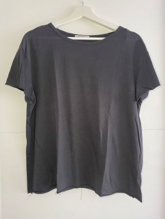 Damen T-Shirt Zara, dunkelgrau, Grösse M