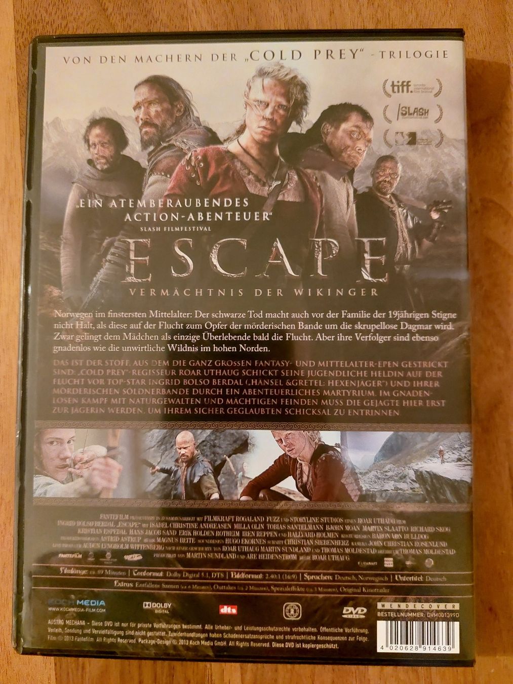 Tutti i DVDs: DVD - Escape - Vermächtnis der Wikinger – Usato da Rheinfelden venduto da FilmAuktion 1