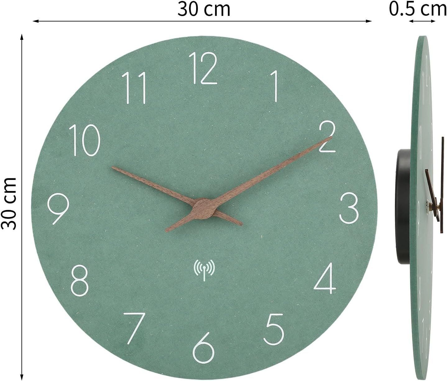 Orologi da terra & Orologi da parete: Funkuhr Wanduhr Lautlos 30cm – Nuovo e nell'imballaggio originale da Nuglar venduto da SaleRitter 2