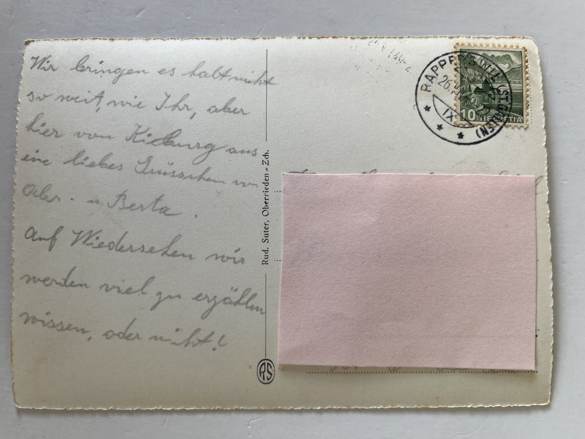 Ansichtskarten: Alte Ansichtskarte 2503 Kyburg, ca.1949. – Gebraucht aus Uster von Arrayo 1