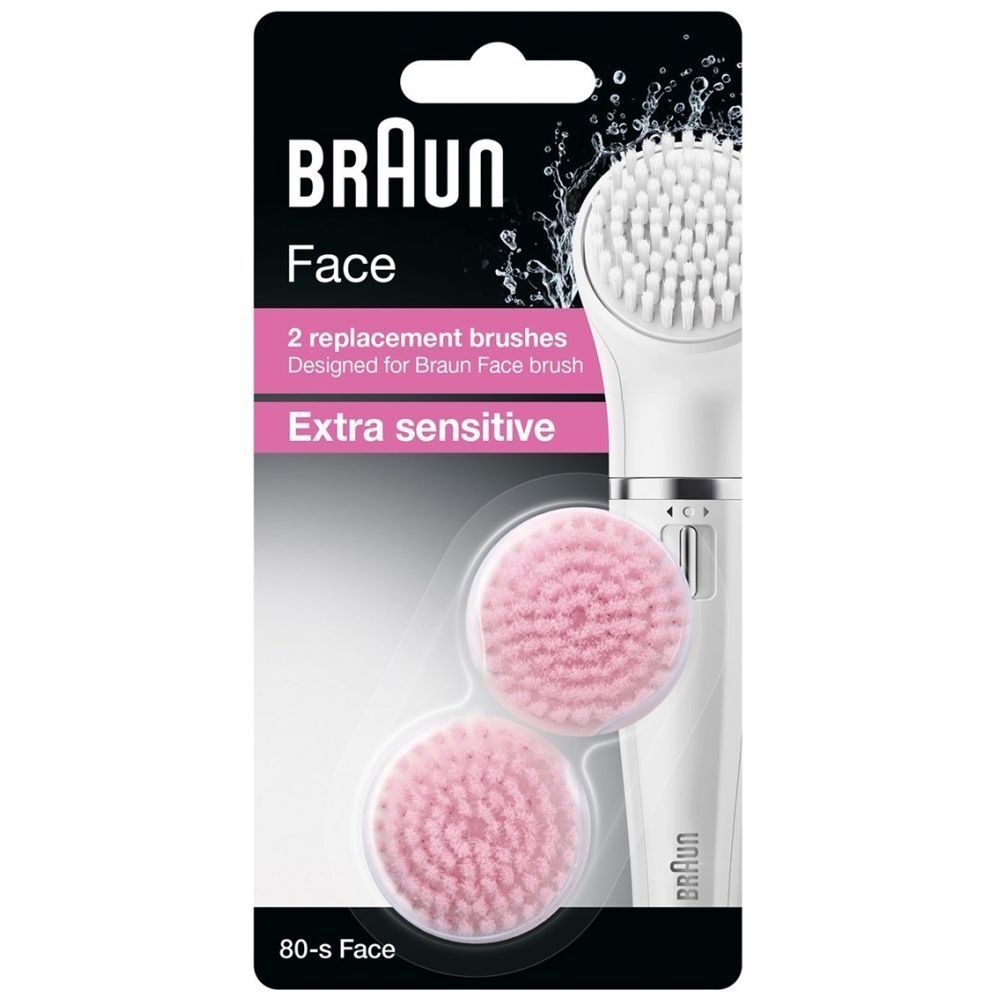 Cura del viso: BRAUN - Brosses de remplacement, Face Extra Sensitive 80-S – Nuovo e nell'imballaggio originale da Genève venduto da Mmaumau