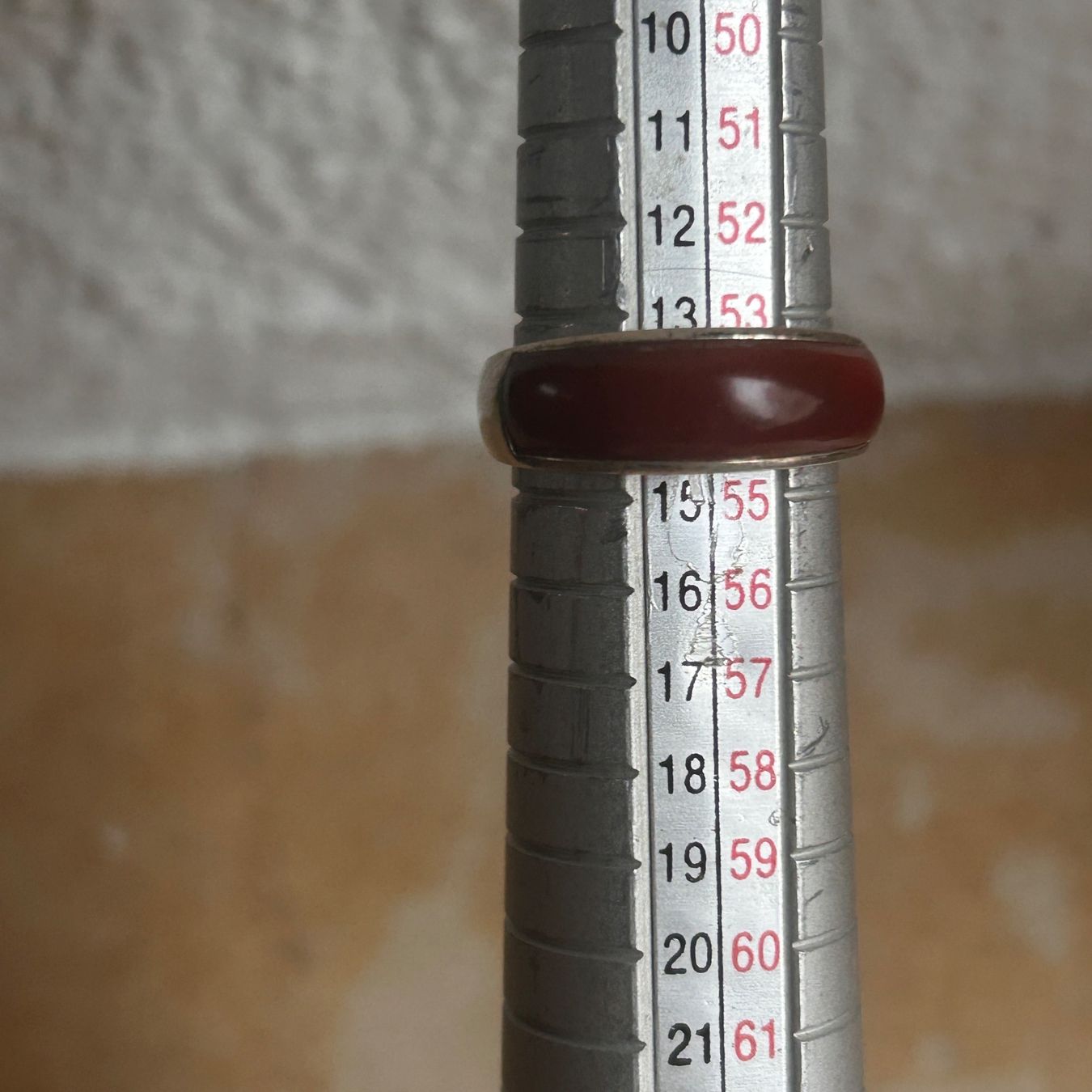 Ringe: Roter Achat Ring, 925er Silber (Grösse 54) – Gebraucht aus Dittingen von Bijoubelle 6