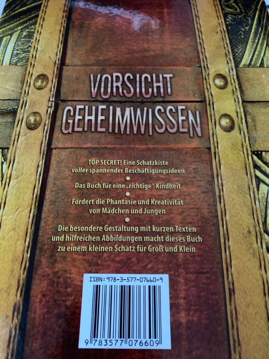 Libri: Buch - Vorsicht Geheimwissen – Nuovo (secondo la descrizione) da Oberengstringen venduto da yae_r67h 1
