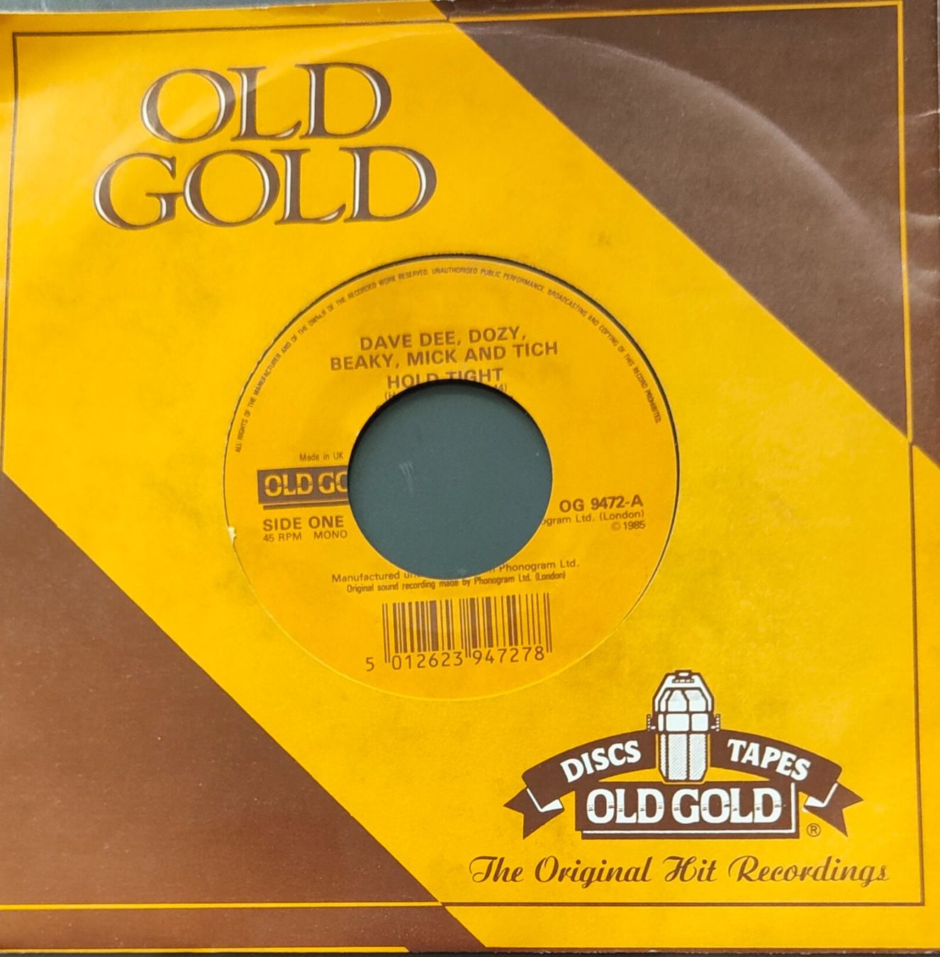 Schallplatten: Vinyl-Single Dave Dee - Hold Tight / Bend It – Gebraucht aus Langenthal von Modo39