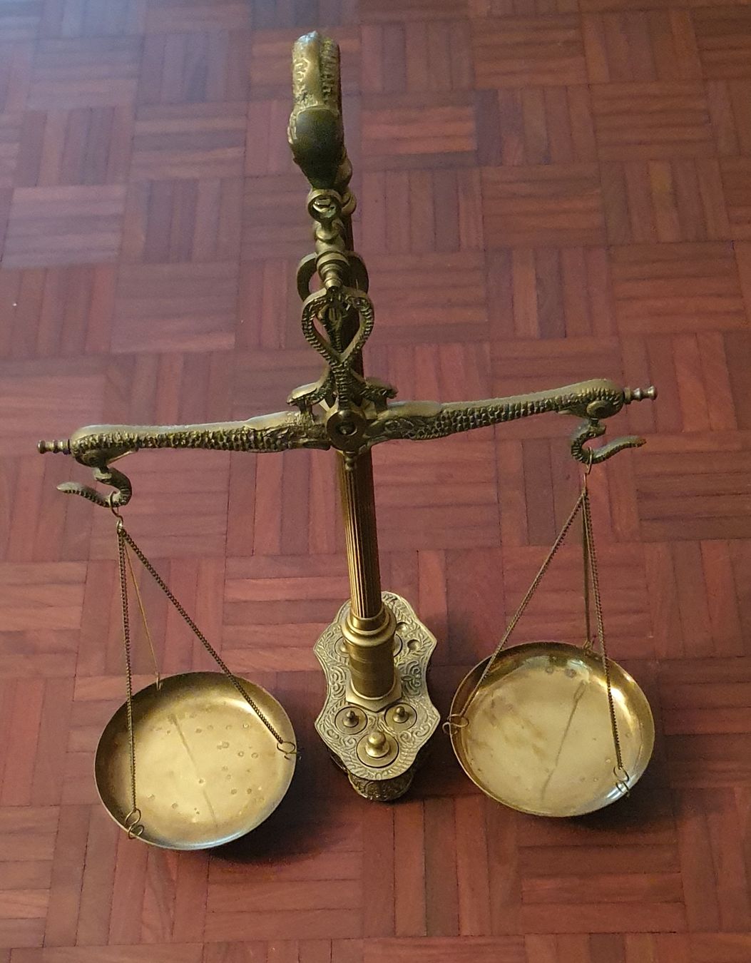 Bilance e pesi: Antike Messing Waage – Usato da Kreuzlingen venduto da Rschweiz1