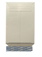 50 Kartonkuverts mit Selbstklebeverschluss, weiss