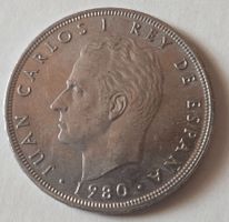 Spanische Münze 100 Pesetas 1980 Juan Carlos I guter Zustand