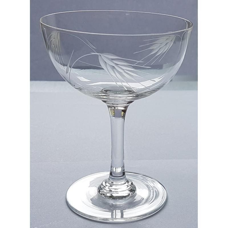 Carafes: Antike Karaffe mit 6 Gläser mit Ätzdekor – D'occasion à Kaltbrunn par Condor2 7