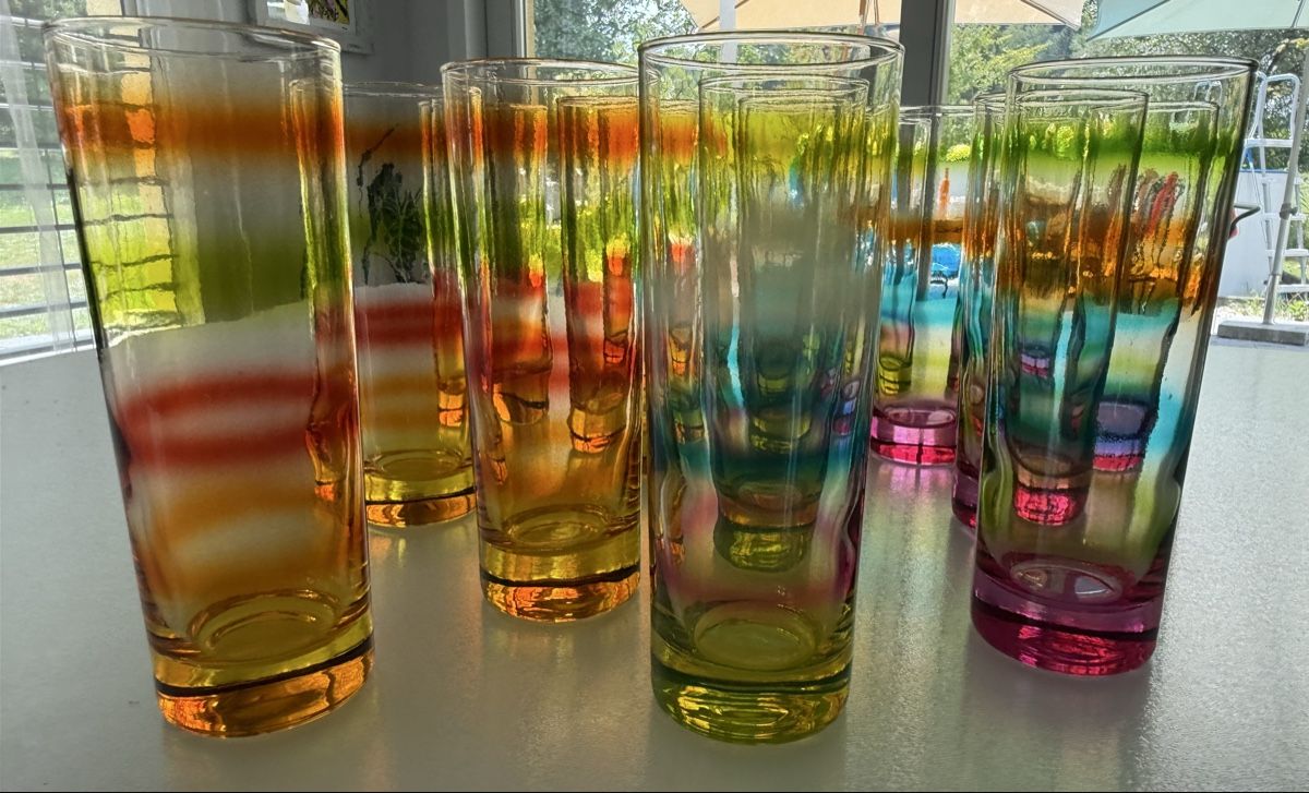 Gläser: 16 Leonardo Rainbow🌈 Gläser – Gebraucht aus Gränichen von pellegrino333 1