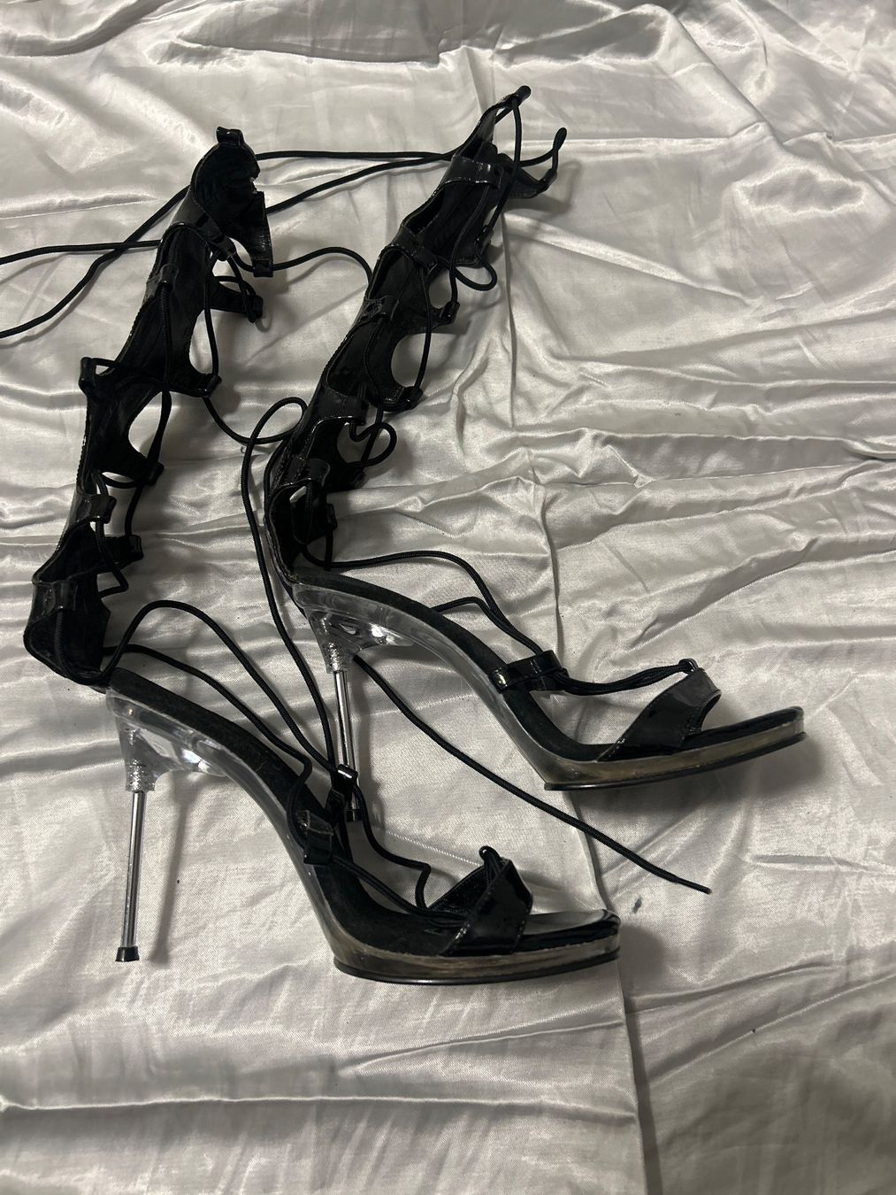 Scarpe da donna: Fabulicious Gladiator Stilettos High Heels Sandale Gr 41 Neu – Nuovo (secondo la descrizione) da Regensdorf venduto da Spyke55