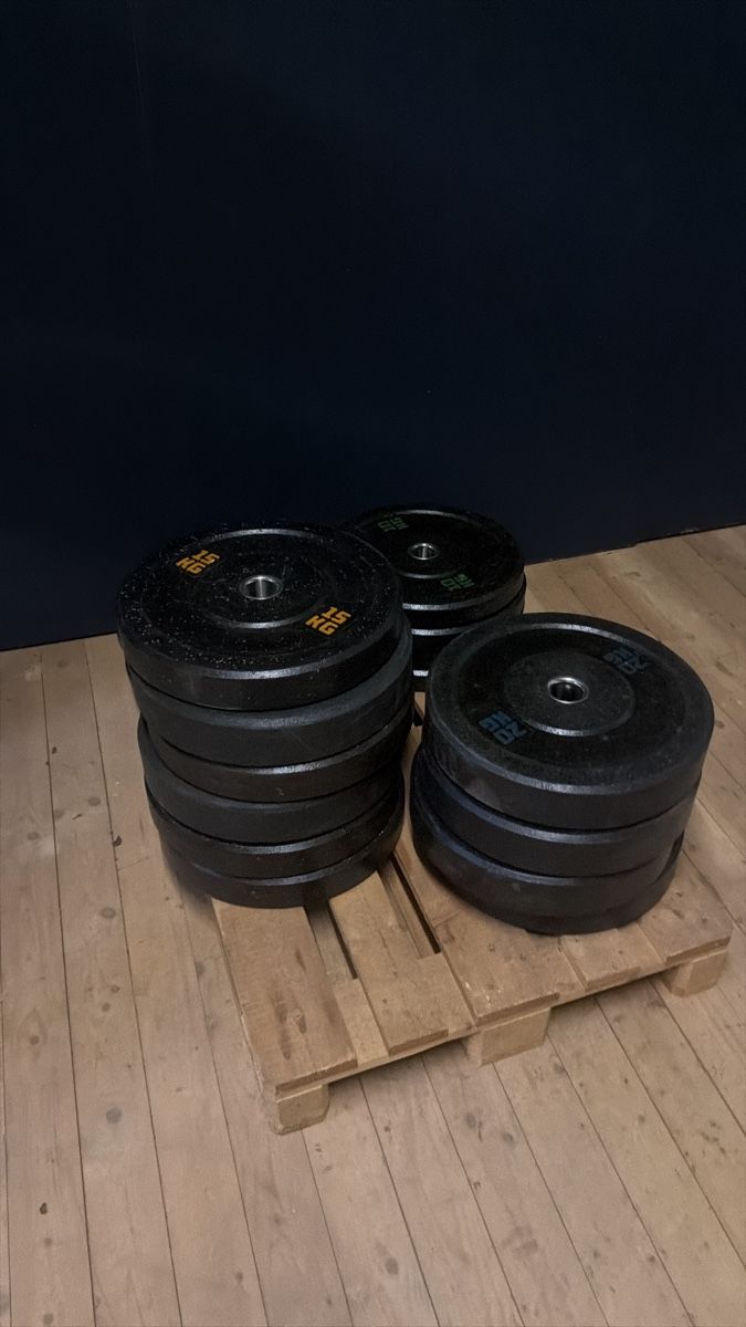 Manubri & Pesi: 250Kg Bumperplates – Usato da Büsserach venduto da Maestrogallego