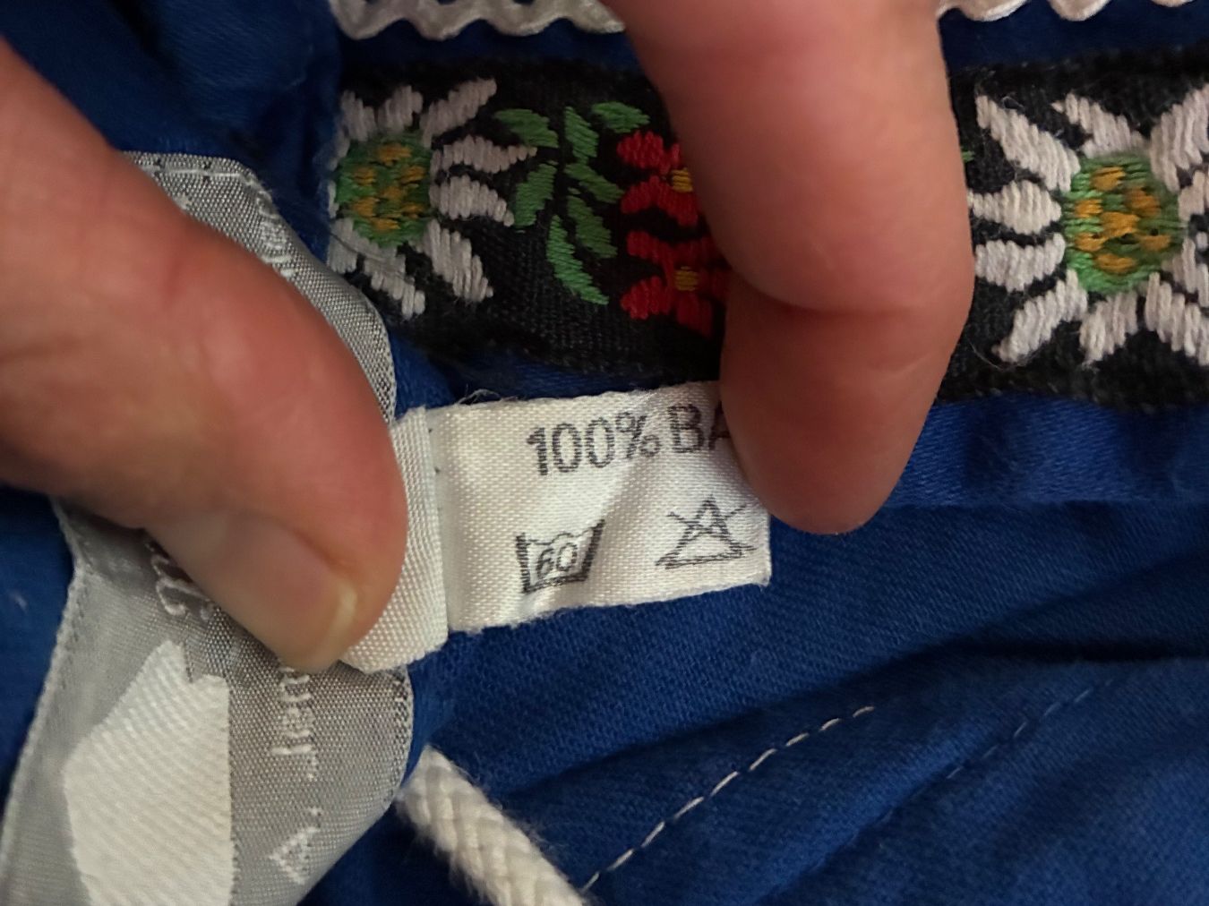 Camicie, T-shirt & Polo: Edelweisshemd blau Grösse 92 – Usato da Bättwil venduto da tre_tj9g 3