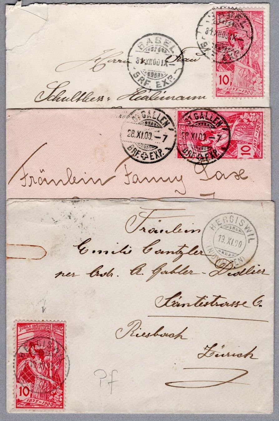 Buste & buste per spedizione: UPU 1900 – Usato da Vilters venduto da Jere3943 5