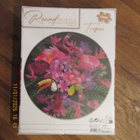 Rundes Puzzle "Tropics" 1000 Teile - neu!🍍🌺 Dm 68cm