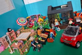 Playmobil Set: : Haus, Garten, Pool, Auto und mehr. Top