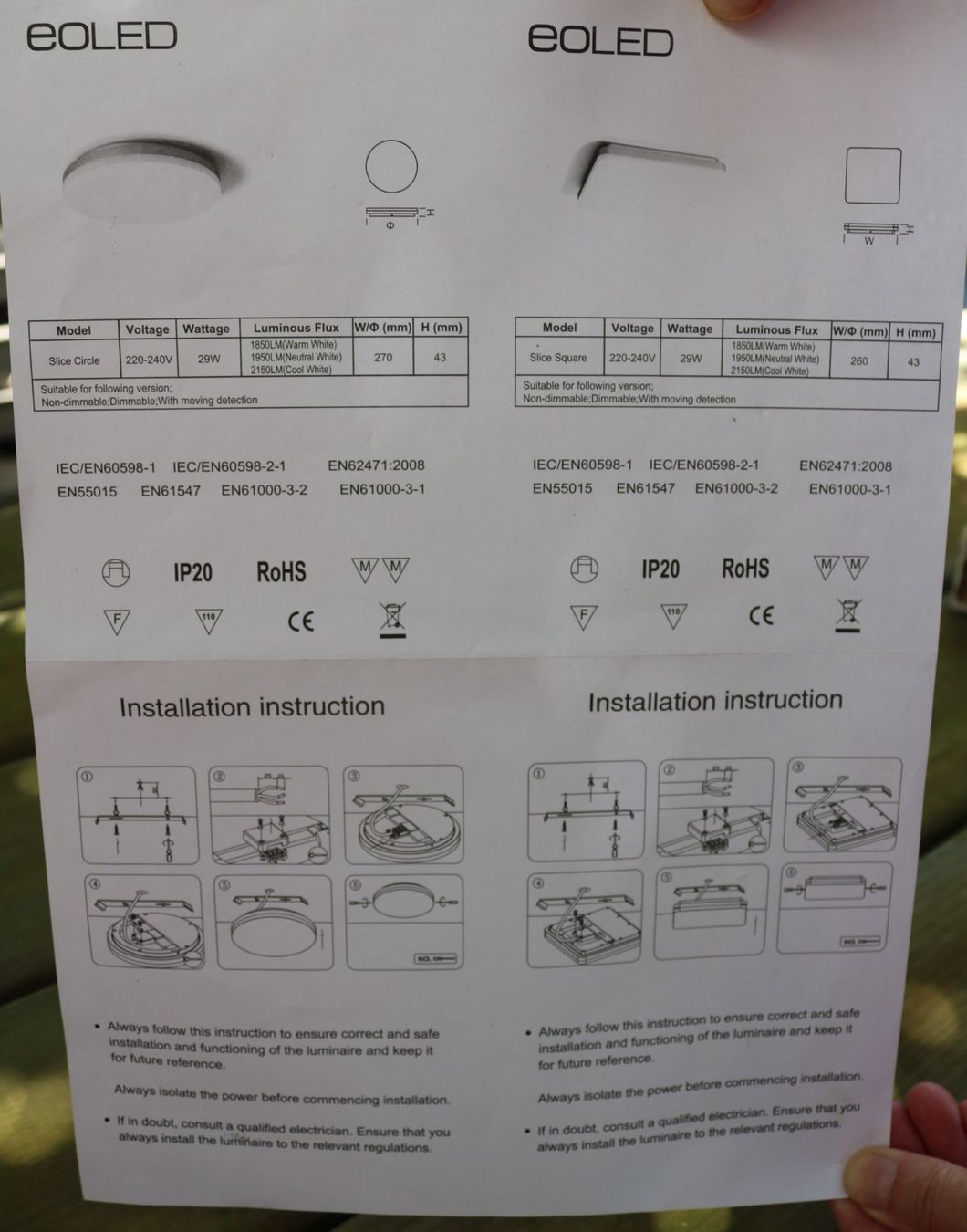 Lampade: Anbauleuchte  EOLED – Usato da Frick venduto da Beni58 7