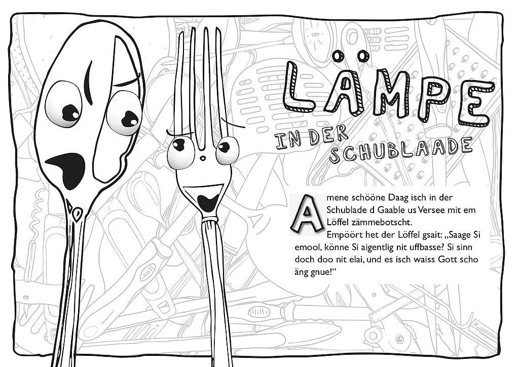 Bücher: Lämpe in der Schublaade - ein Kinderbuch auf Baseldeutsch – Neu und originalverpackt aus Basel von HND_ideen 1