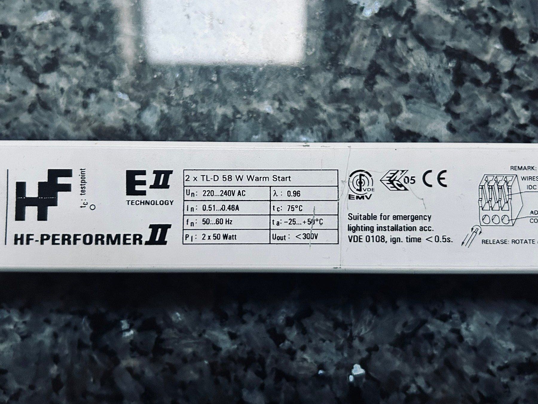 Philips Componenti elettronici: PHILIPS HF-P 258 TLD EII 220-240 Vorschaltgeräht – Nuovo (secondo la descrizione) da Hausen AG venduto da mb2023