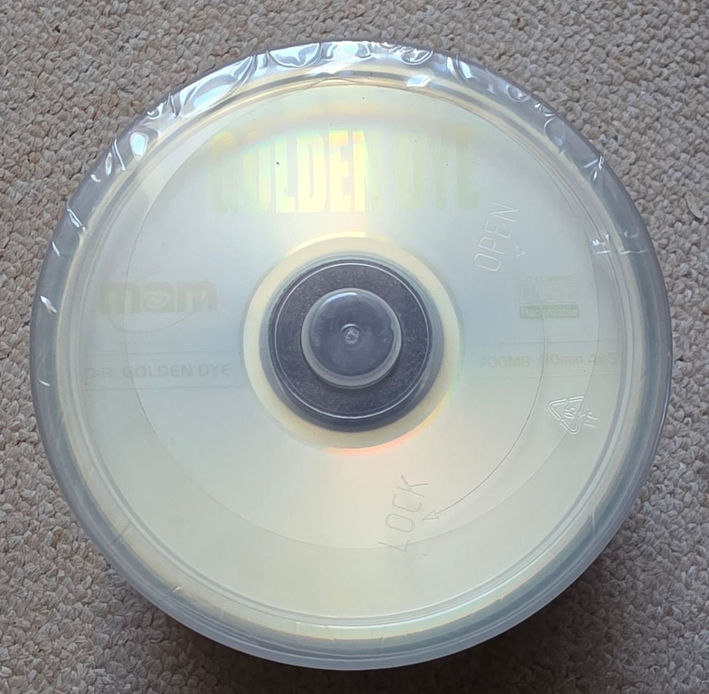 CD & DVD vergini: MAM Golde dye 50er Pack CD-R – Nuovo e nell'imballaggio originale da Unterkulm venduto da falkennest01 1