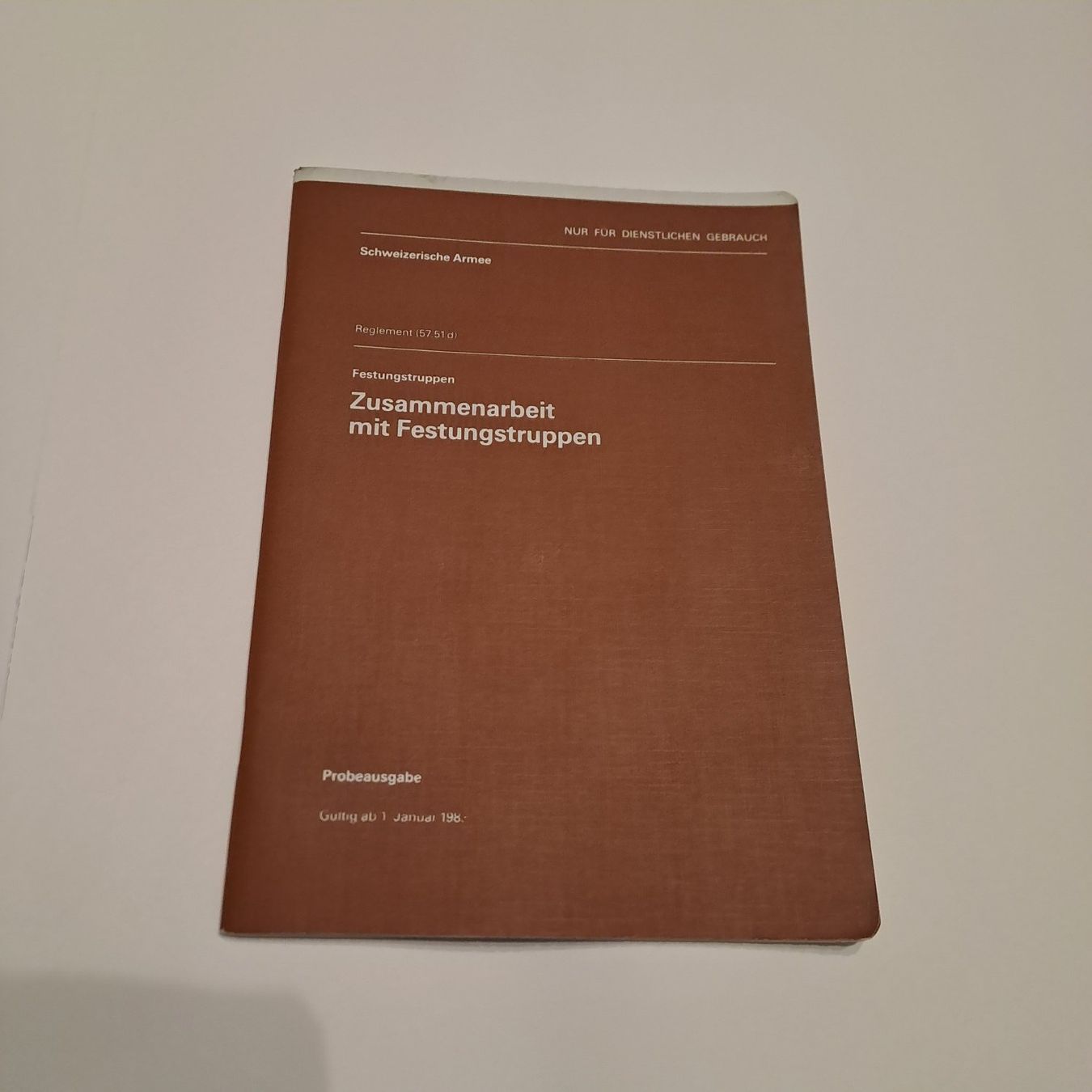 Libri: Zusammenarbeit mit Festungstruppen – Usato da Gipf-Oberfrick venduto da Mig_29