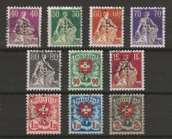 Verwaltungsmarken Nr. 9 - 18 : KP 309.--