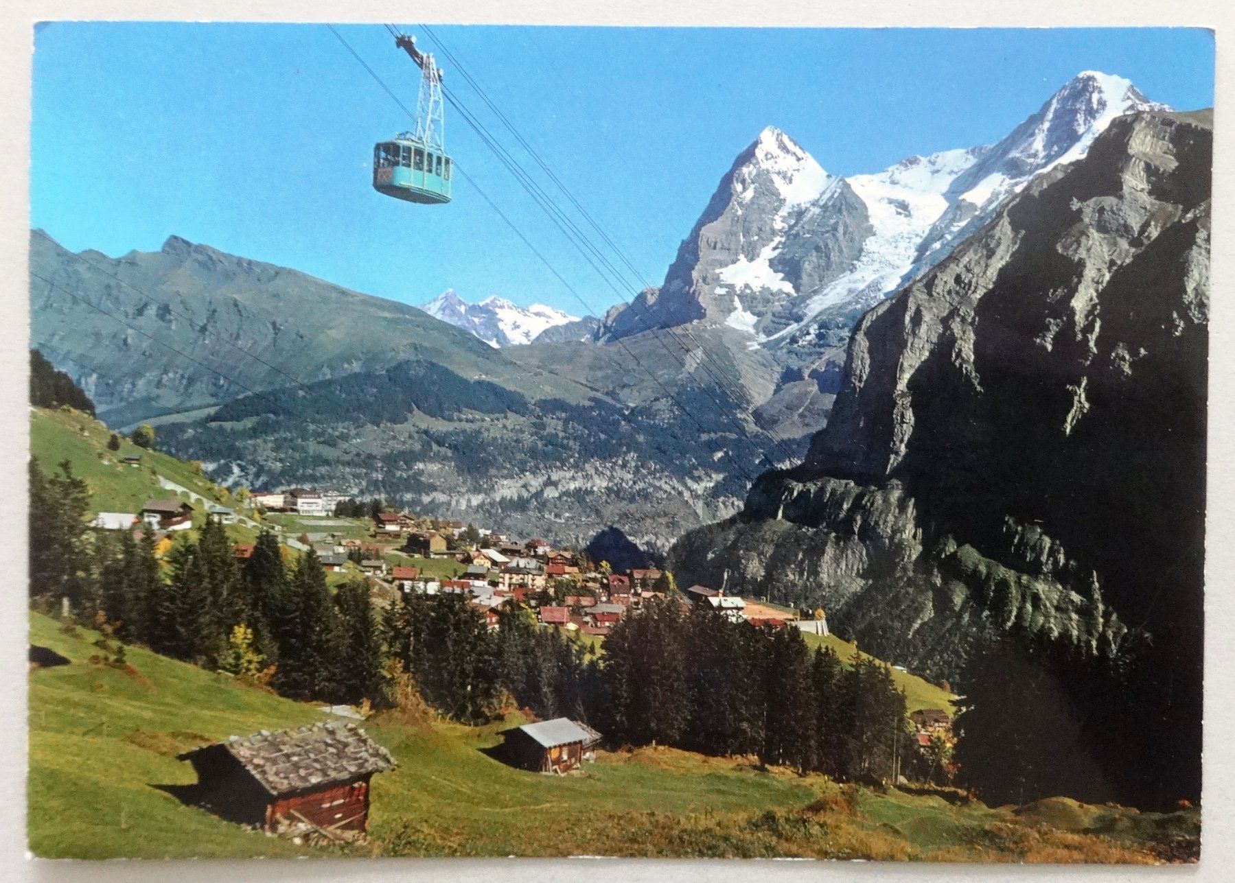 Ansichtskarten: Mürren, Schilthornbahn – Gebraucht aus Fétigny von Billy2miny