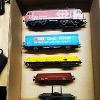 Märklin 3328 SBB Re 4/4 IV 10103 + 4 Güterwagen H0 AC
