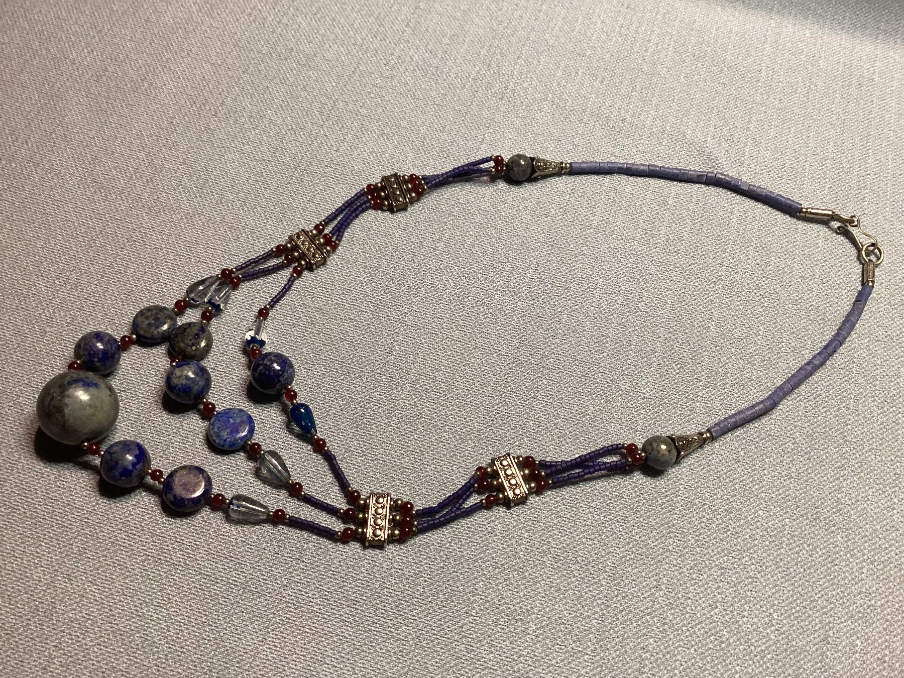 Catenine: Wunderschöne Halskette mit natürlichem Lapislazuli – Usato da Laax venduto da kri_95f5 1