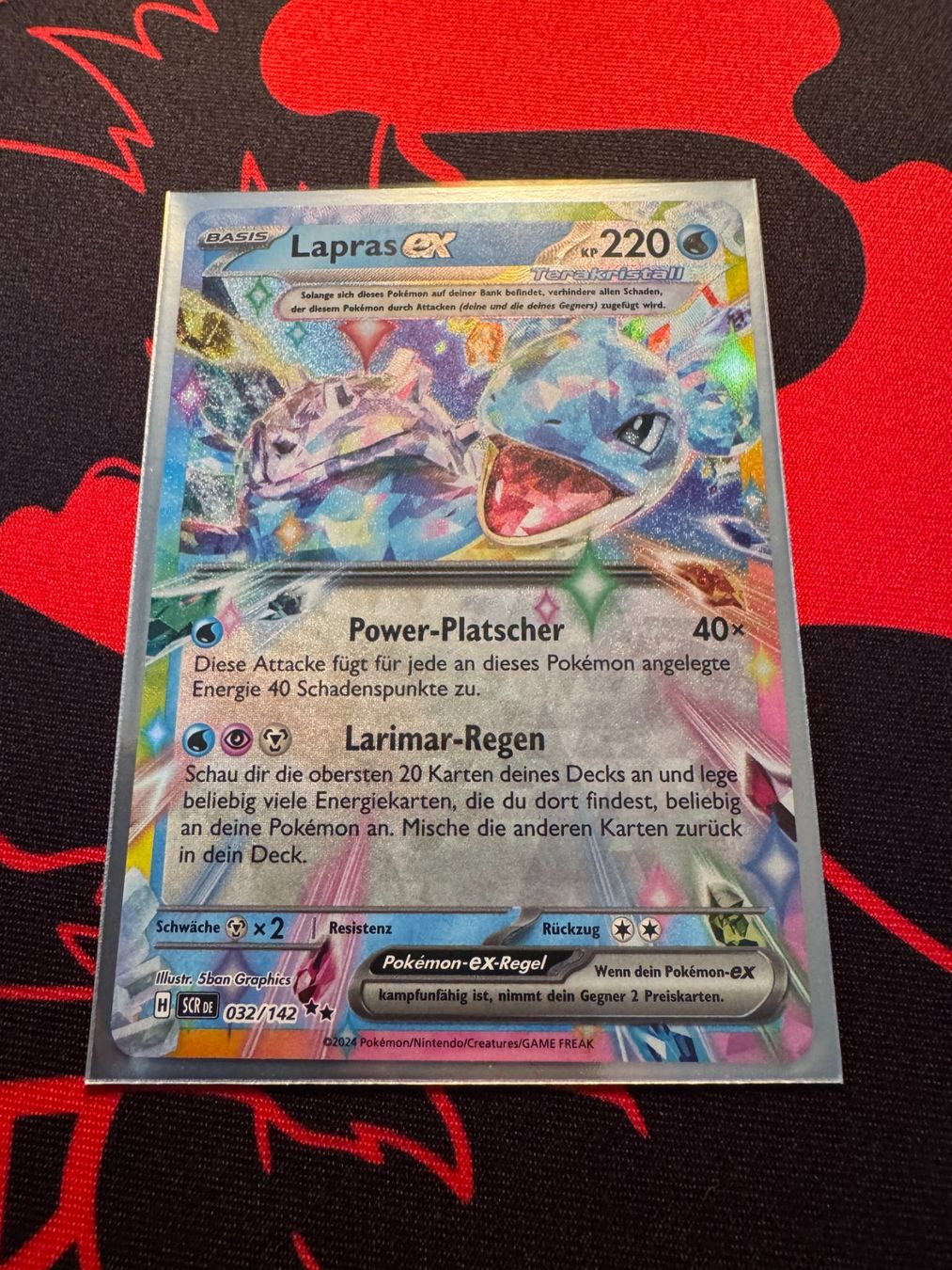 Pokémon Carte collezionabili: Lapras ex (SCR 032) - Stellarkrone – Nuovo (secondo la descrizione) da Bülach venduto da Pfrenzel