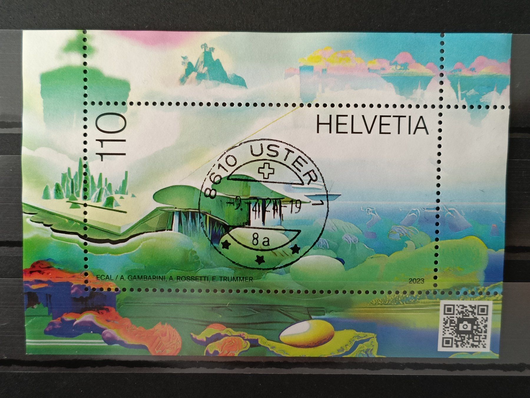 Alle Briefmarken: 2023 Metascape Block Top Stempel – Gebraucht aus Dübendorf von goeggi79
