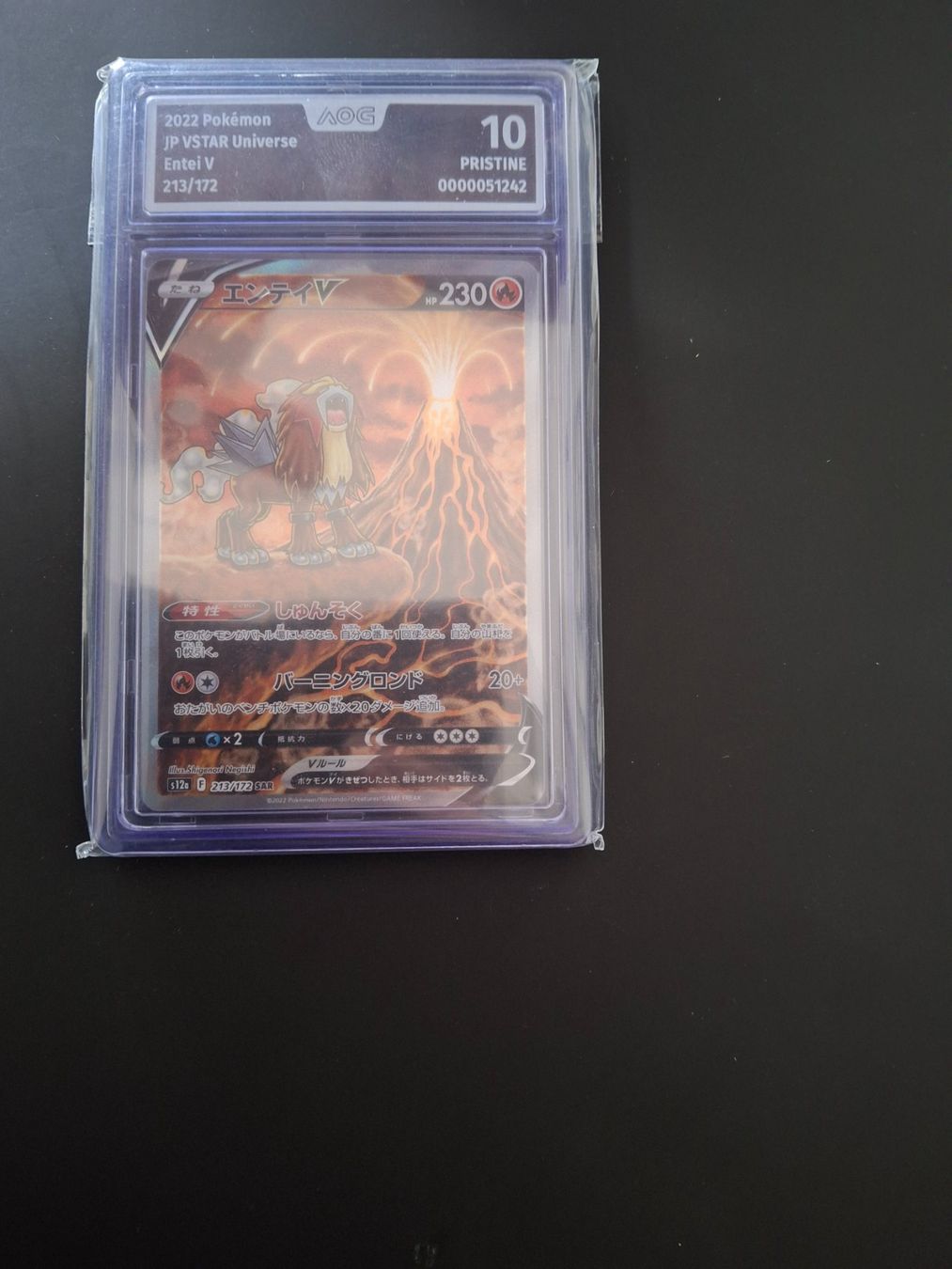 Pokémon Carte collezionabili: Entei V (s12a 213) AOG 10 Pristine – Usato da Rickenbach-Sulz venduto da TheProf128