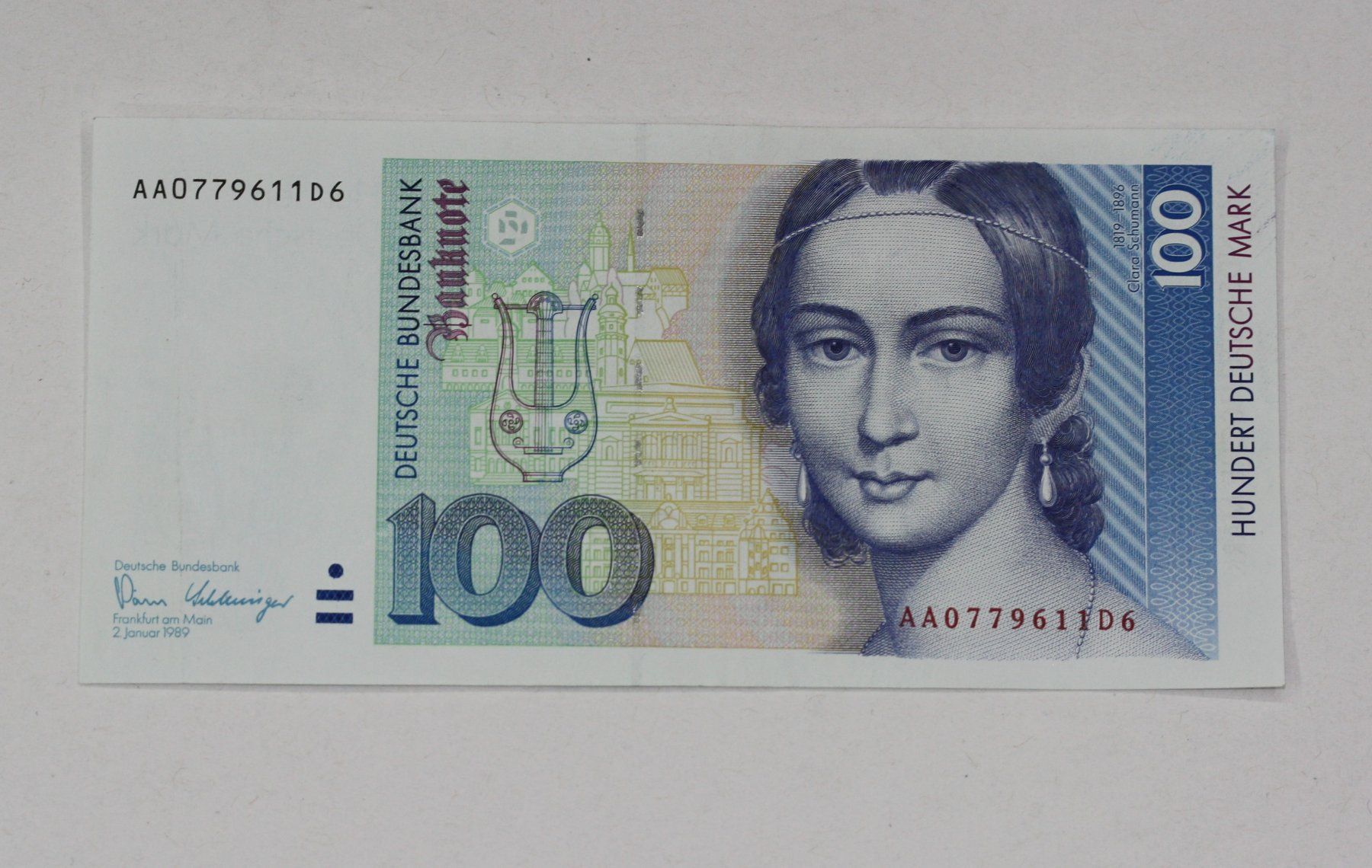 Banconote: 100 Mark Note BRD 1989, Bankfrisch – Nuovo (secondo la descrizione) da Chur venduto da Invinoveritas