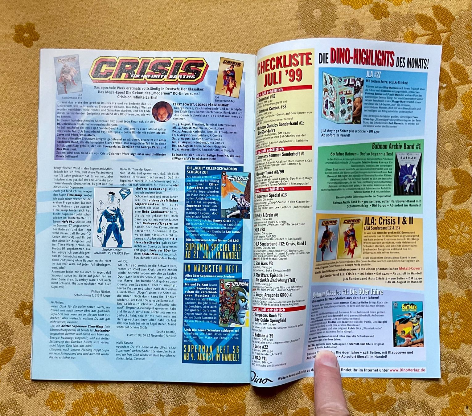 Comics: Superman Heft Nr 55 von 1999 – Gebraucht aus Endingen von nathan05 8