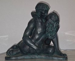 Liebespaar Marmorskulptur von Sonja Skulpturen Switzerland