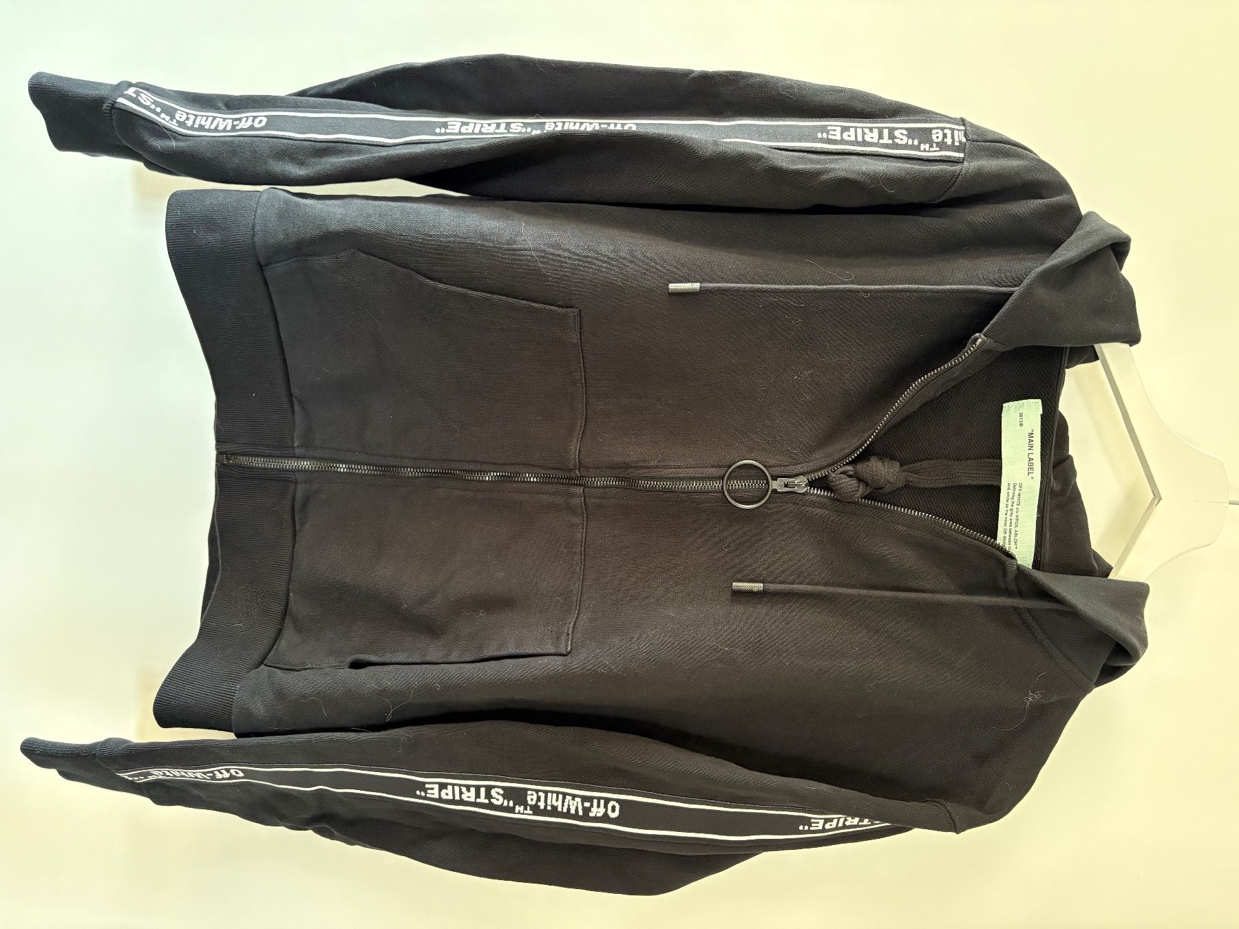 Off-White Maglioni & Felpe: Off-White Hoodie Stripe Zip – Usato da Thalwil venduto da cartm 9