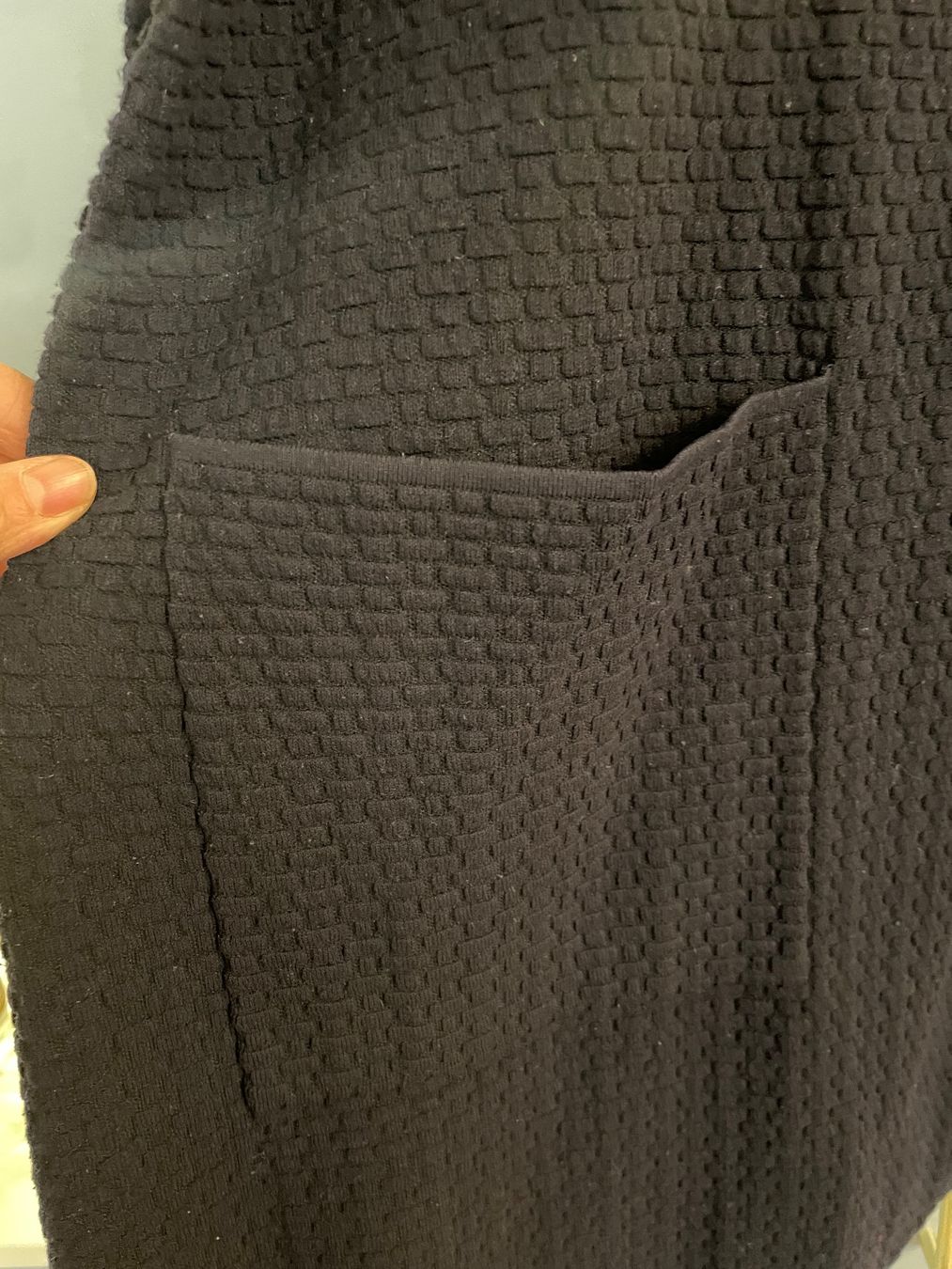 Cos Jacken: COS Strickmantel, Gr. L, Dunkelblau, Baumwolle – Gebraucht aus Zürich von Pudelkerne 2