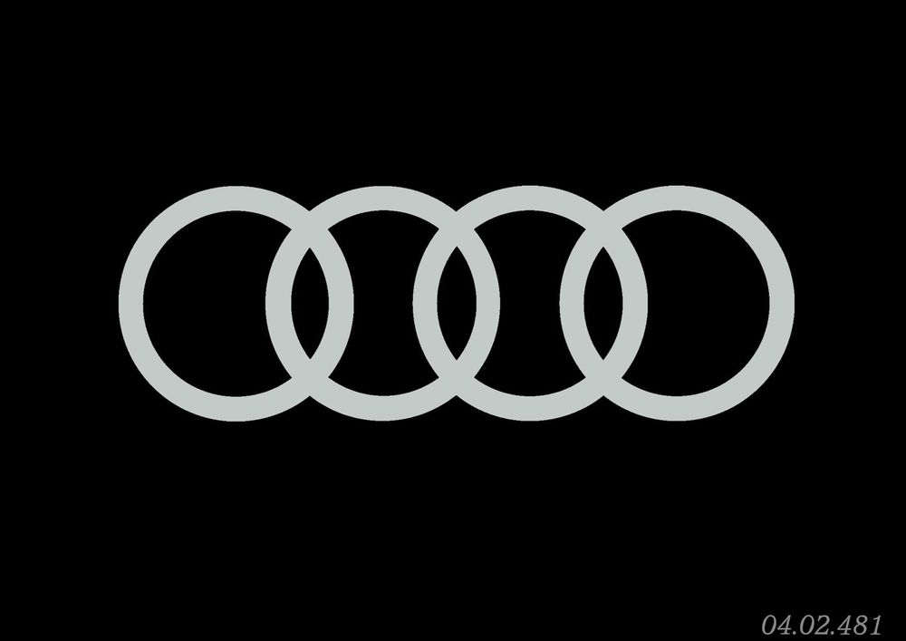 Auto Aufkleber Audi Logo