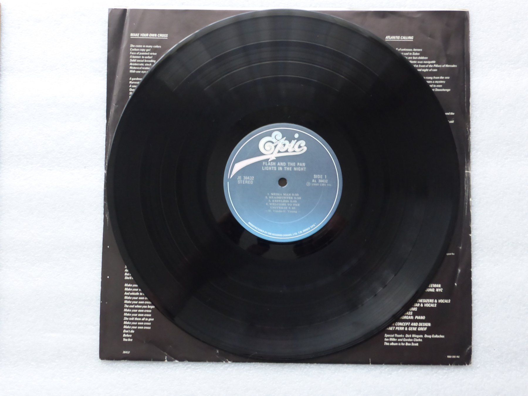 Vinyles: VINYL  LP  FLASH and THE PAN – D'occasion à Küssnacht am Rigi par Sunnestrahl 1