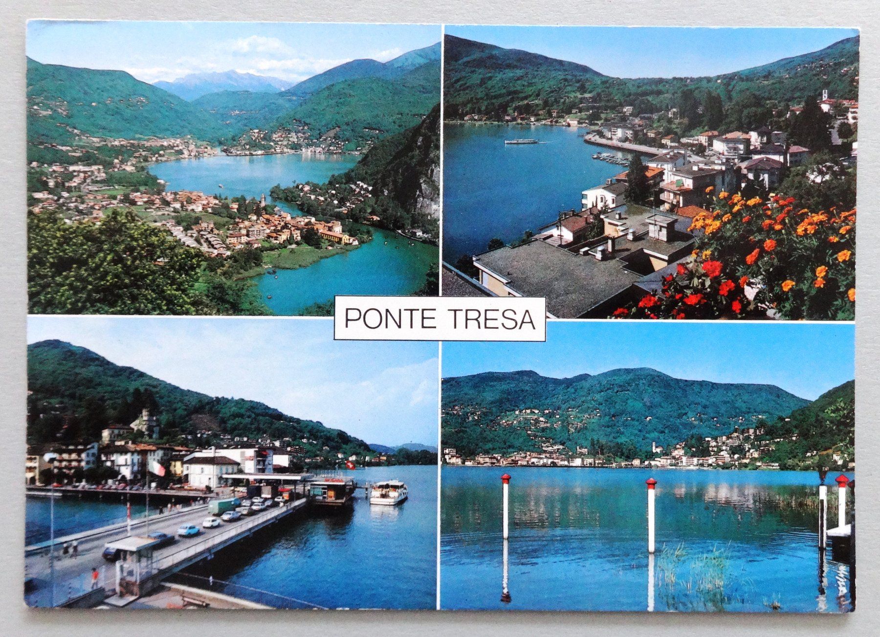 Cartoline postali: Ponte Tresa, Lago di Lugano – Usato da Fétigny venduto da Billy2miny