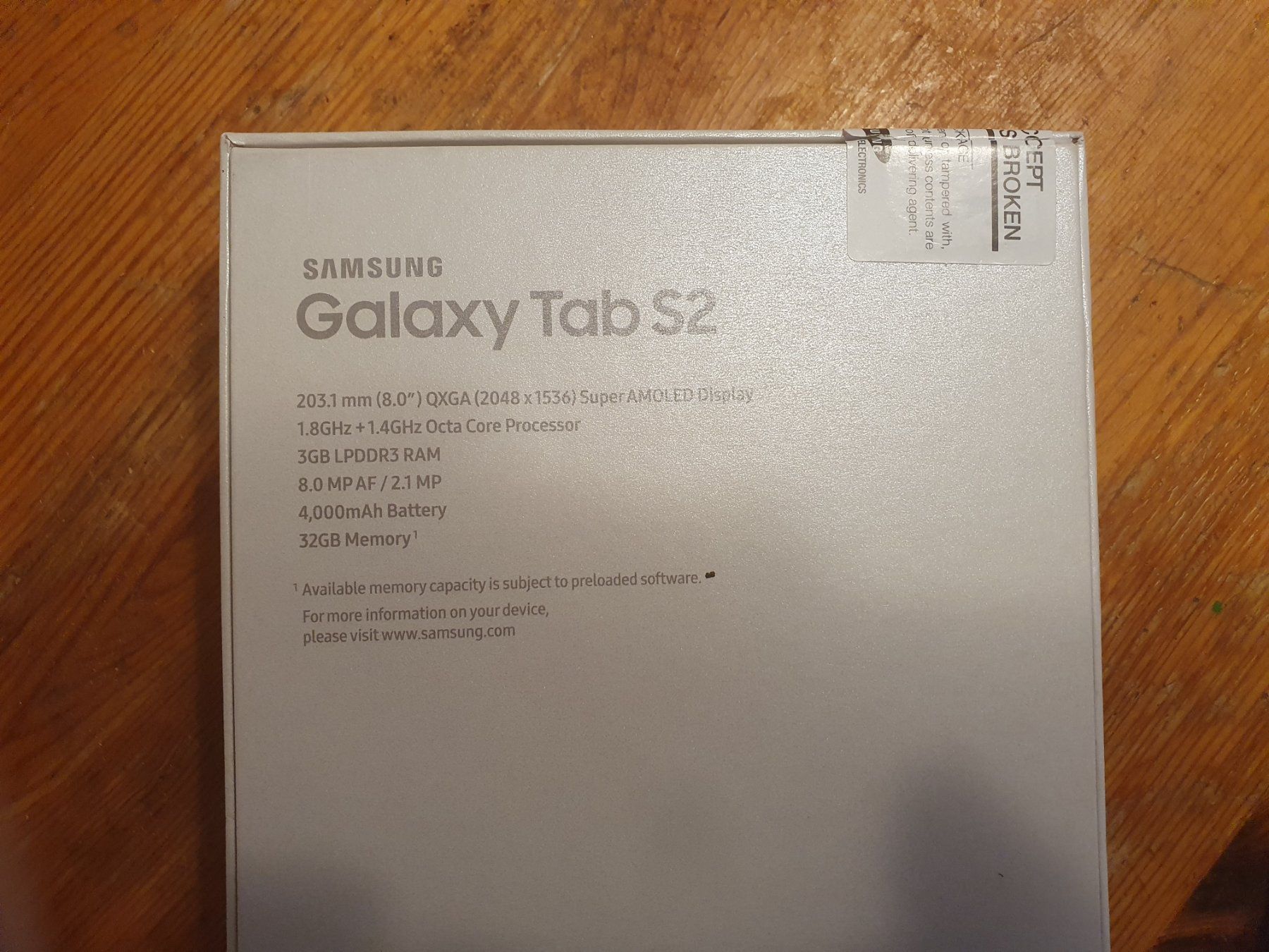 Samsung Tablet PC: Samsung Galaxy Tab S2 LTE - 8" Zoll – Usato da Boncourt venduto da petrusco 1