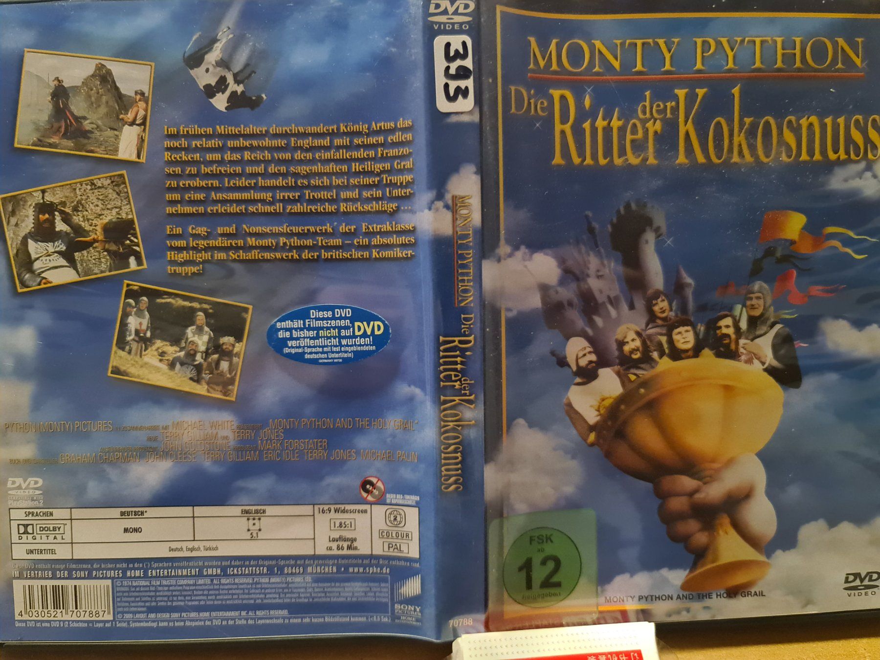 Tutti i DVDs: Monty Python - Die Ritter der Kokosnuss DVD – Usato da Dintikon venduto da Vexi