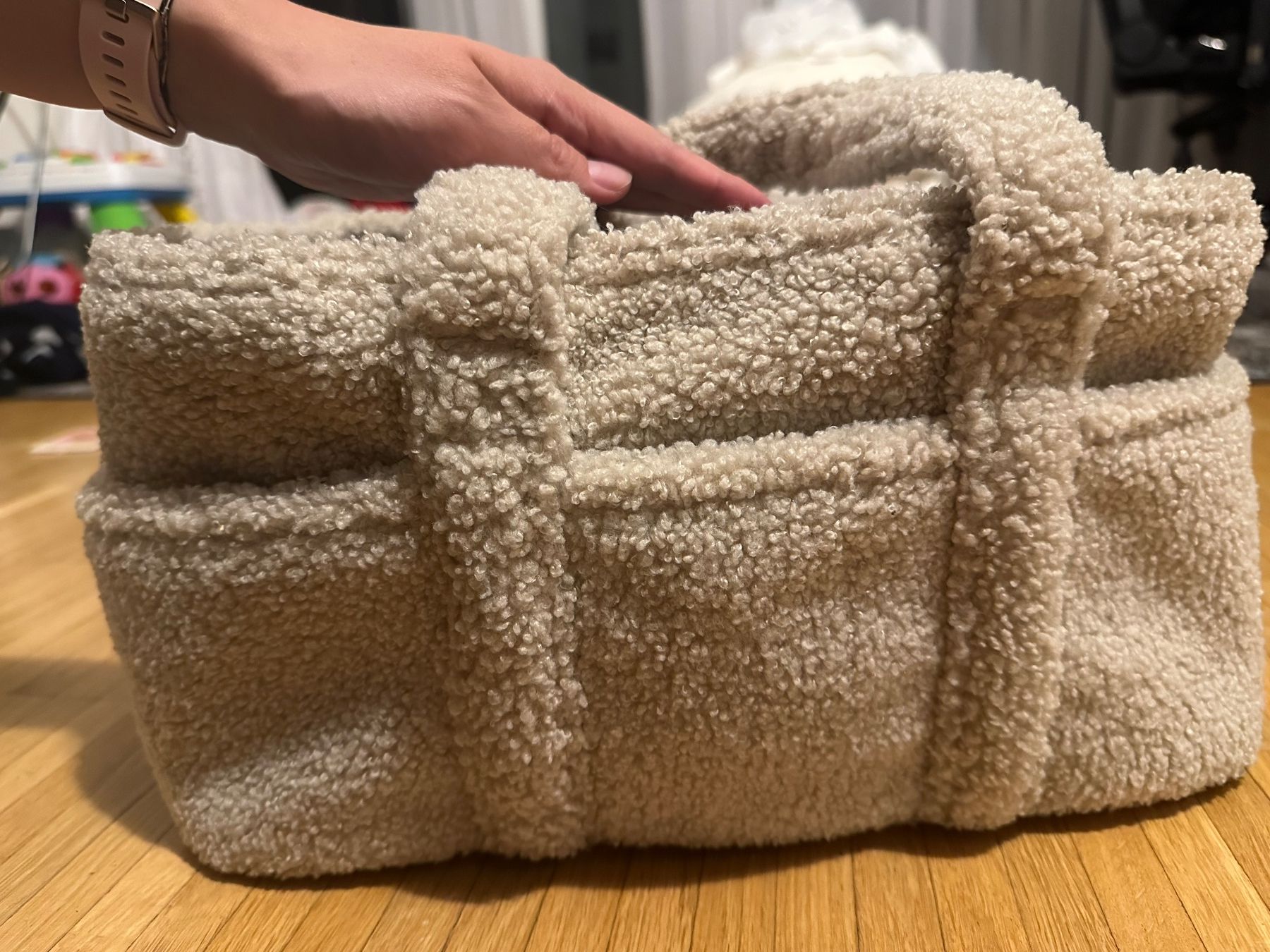 H&M Borse & Zaini: WICKELTASCHE AUS TEDDYFLEECE – Usato da Niederglatt ZH venduto da par_6qdl 2