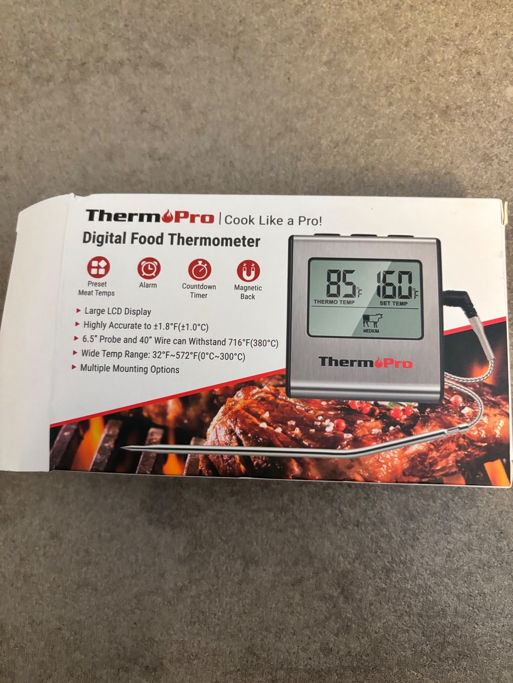Sonstiges für Haushalt & Wohnen: Lebensmittel Thermometer – Neu und originalverpackt aus Emmen von H.Bettina