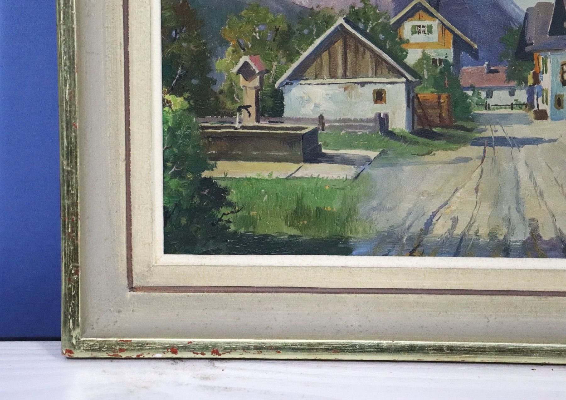 Dipinti: Franz Absmeier, Gemälde "Garmisch+Wettersteingebirge" ? – Usato da Zug venduto da Kunst-Fundgrube 7