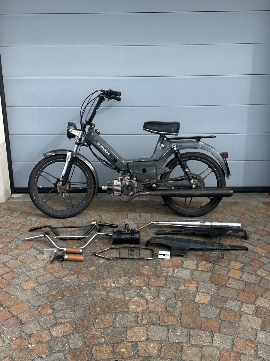 Puch Mofas: Puch Maxi S mit Ausweis und Teilen – Gebraucht aus Lenzburg von megi1977