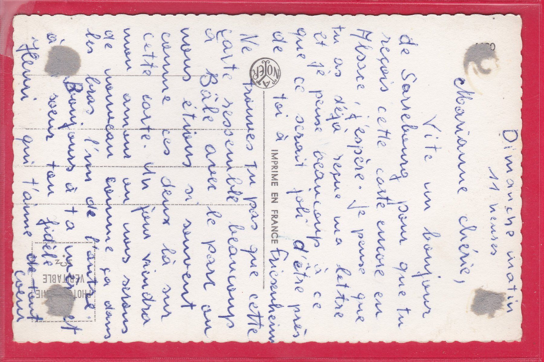 Cartoline postali: PAARKARTE, CONFIDENCE - SELBSTVERTRAUEN – Usato da Oberrieden venduto da Gebirgsstelze 1