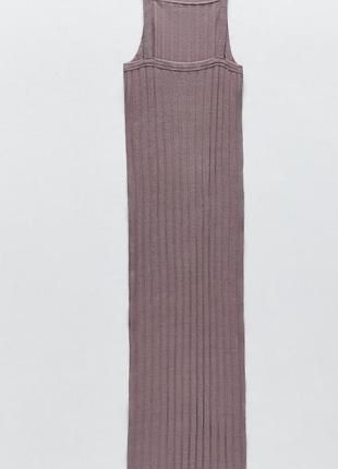 Zara Vestiti: Rippstrick Kleid Zara lila Grösse S - M – Usato da Siebnen venduto da koschitoschi 2