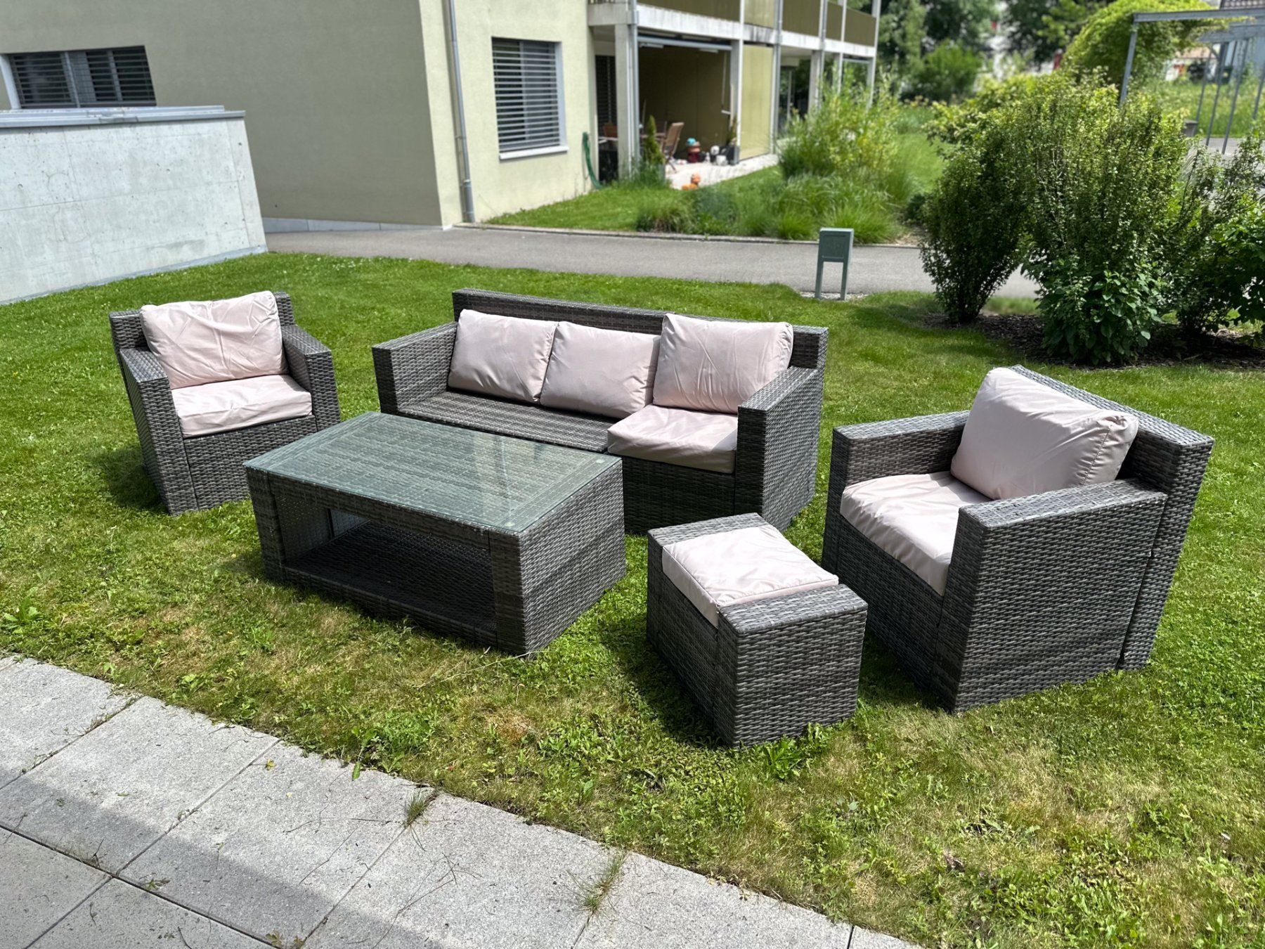 Gonser Divani: Gartenmöbel Rattanlounge MANILA – Usato da Fehraltorf venduto da essah4life 2