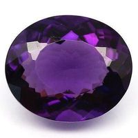 Amethyst Oval 32.08ct VVS Violett Brasilien 23x19mm
